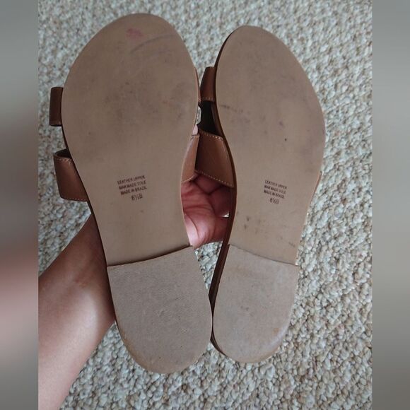 French Sole Alibi Sandal in Cognac Leather size 6.5 - Picture 10 of 12